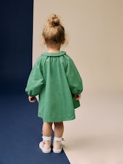 Green 100% Cotton Shirt Dress (3mths-8yrs) - Image 3 of 9