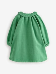 Green 100% Cotton Shirt Dress (3mths-8yrs) - Image 7 of 9