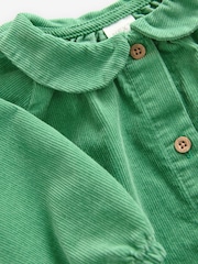 Green 100% Cotton Shirt Dress (3mths-8yrs) - Image 8 of 9
