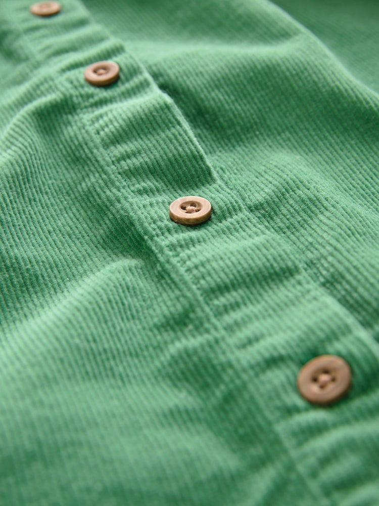 Green 100% Cotton Shirt Dress (3mths-8yrs) - Image 9 of 9