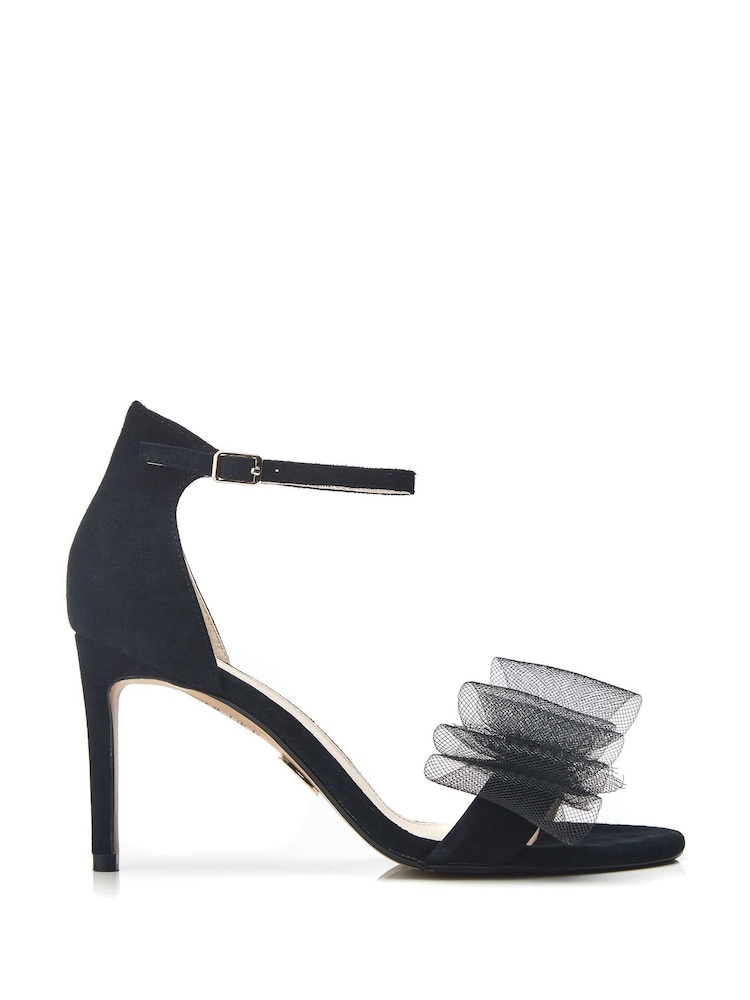 Schwarz - Moda in Pelle Raeleigh Stilletto Sandals With Bow Trim - Bild 1 von 5 Schwarz - Moda in Pelle Raeleigh Stilletto Sandals With Bow Trim - Bild 1 von 5