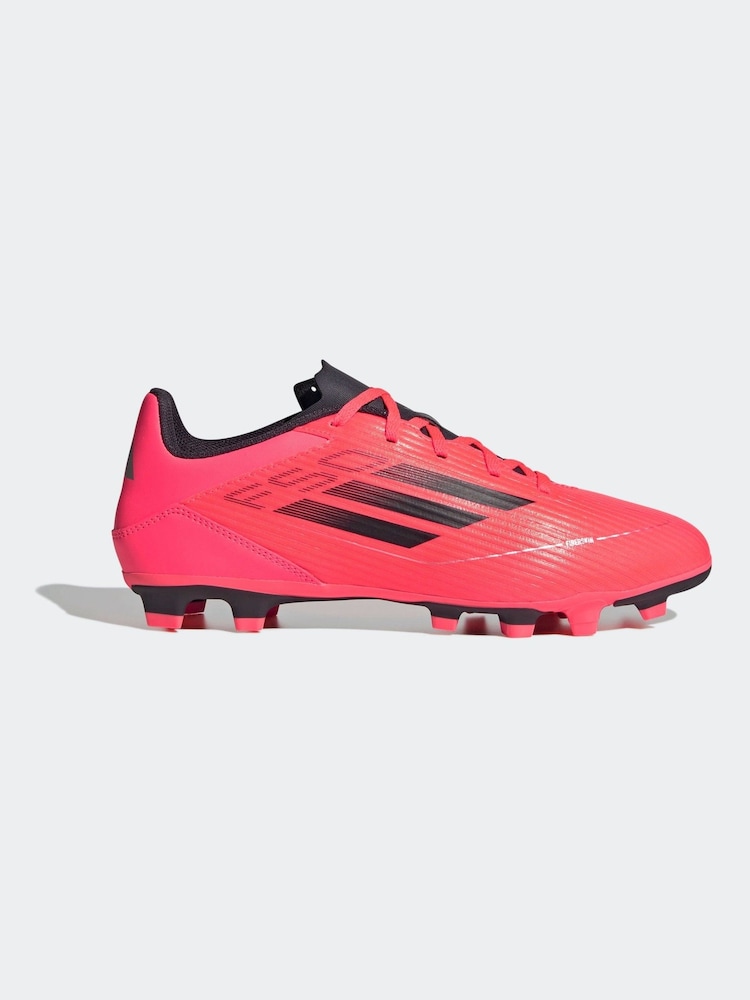 adidas Bright Red F50 Club Flexible Ground Boots - Image 1 of 10