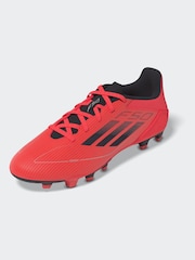 adidas Bright Red F50 Club Flexible Ground Boots - Image 7 of 10