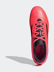 adidas Bright Red F50 Club Flexible Ground Boots - Image 8 of 10