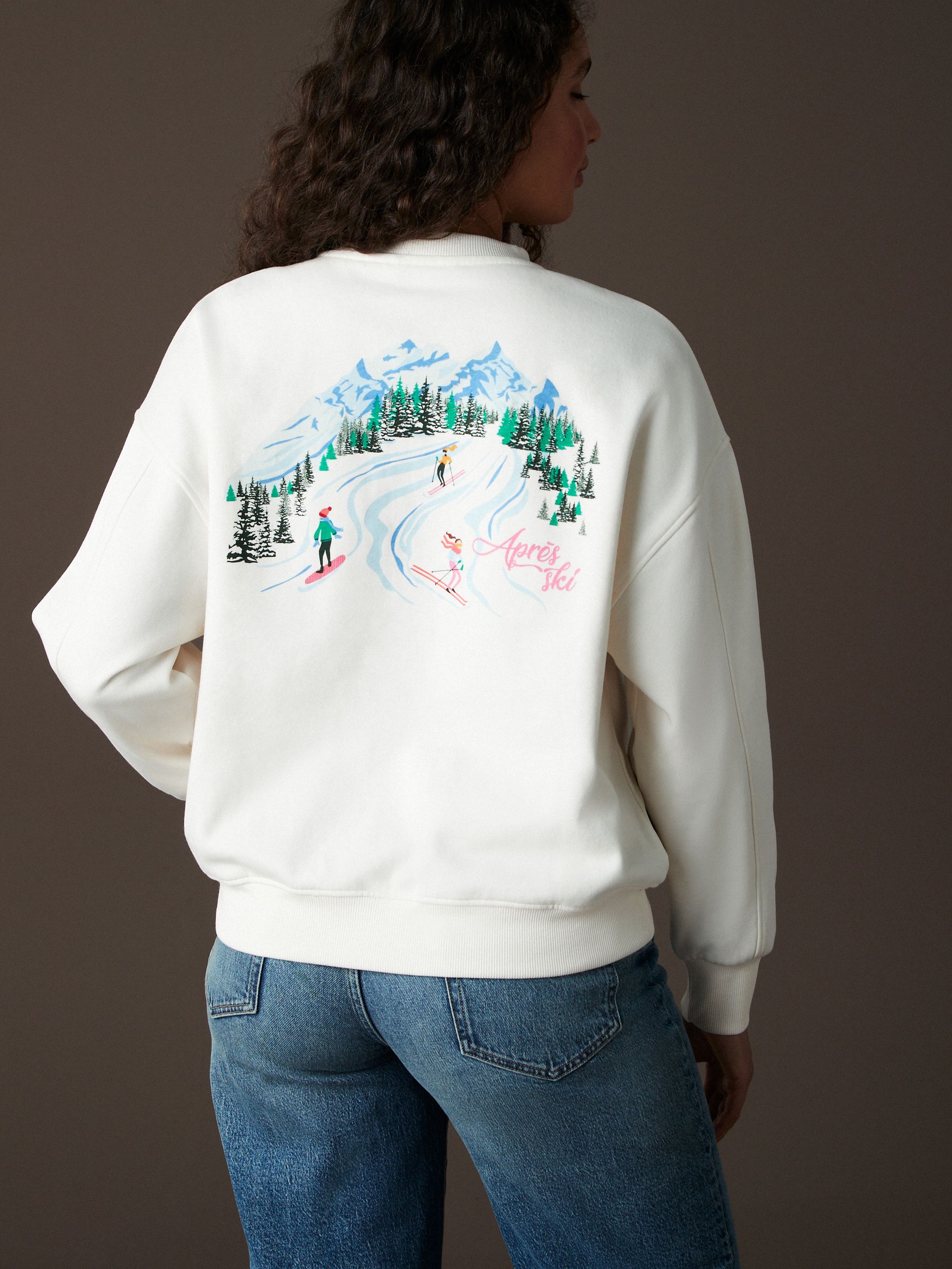 Next white sweatshirt deals