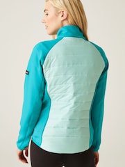 Regatta Cyan Blue Womens Clumber Hybrid V Walking Jacket - Image 2 of 9
