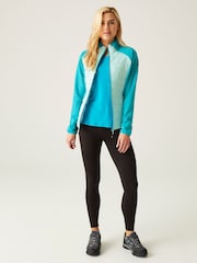 Regatta Cyan Blue Womens Clumber Hybrid V Walking Jacket - Image 3 of 9