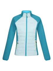 Regatta Cyan Blue Womens Clumber Hybrid V Walking Jacket - Image 7 of 9