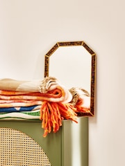 Oliver Bonas Gold Small Isabella Resin Wall Mirror - Image 1 of 4