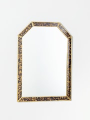 Oliver Bonas Gold Small Isabella Resin Wall Mirror - Image 3 of 4