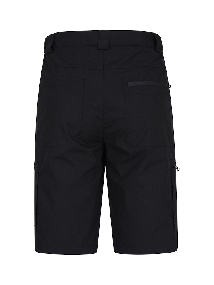 Mountain Warehouse Black Mens Trek Walking Shorts - Image 2 of 4