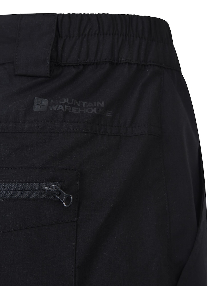 Mountain Warehouse Black Mens Trek Walking Shorts - Image 4 of 4
