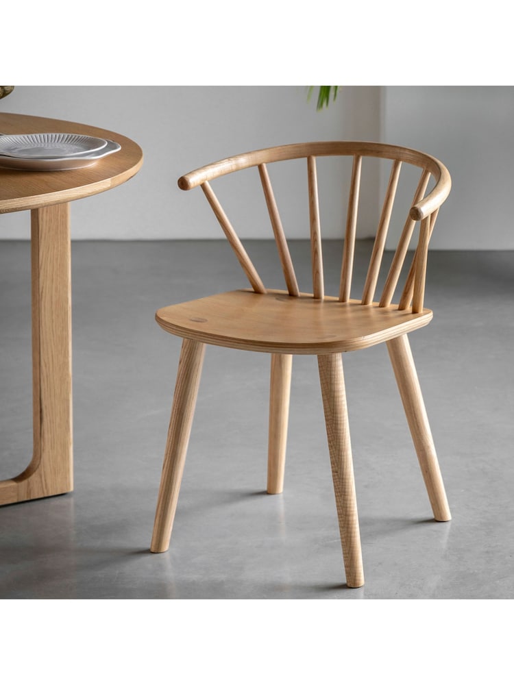 Gallery Home Natural Neston Dining Chairs Set of 2 - Image 1 of 7