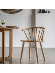 Gallery Home Natural Neston Dining Chairs Set of 2 - Image 2 of 7
