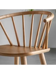 Gallery Home Natural Neston Dining Chairs Set of 2 - Image 4 of 7