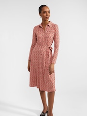 Hobbs Red Petite Clarice Dress - Image 2 of 5