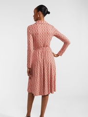 Hobbs Red Petite Clarice Dress - Image 3 of 5