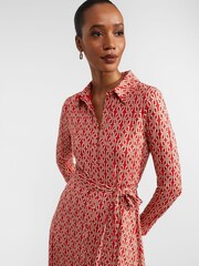 Hobbs Red Petite Clarice Dress - Image 4 of 5