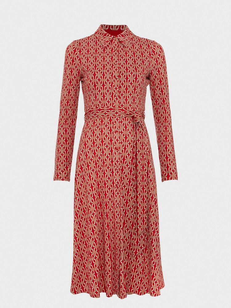 Hobbs Red Petite Clarice Dress - Image 5 of 5