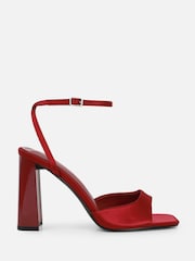 Simmi London Red Jeena Heeled Sandals - Image 2 of 4