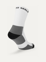 Sealskinz White Podmore Lightweight Mid Length Running Socks - Image 2 of 2