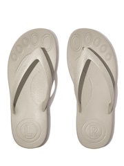 FitFlop Kids Junior iQushion Shimmer Ergonomic Flip Flops - Image 4 of 4