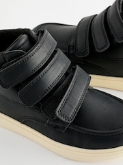 Black Wide Fit (G) 3 Strap Touch Fastening Smart Ankle Boots - Image 5 of 5