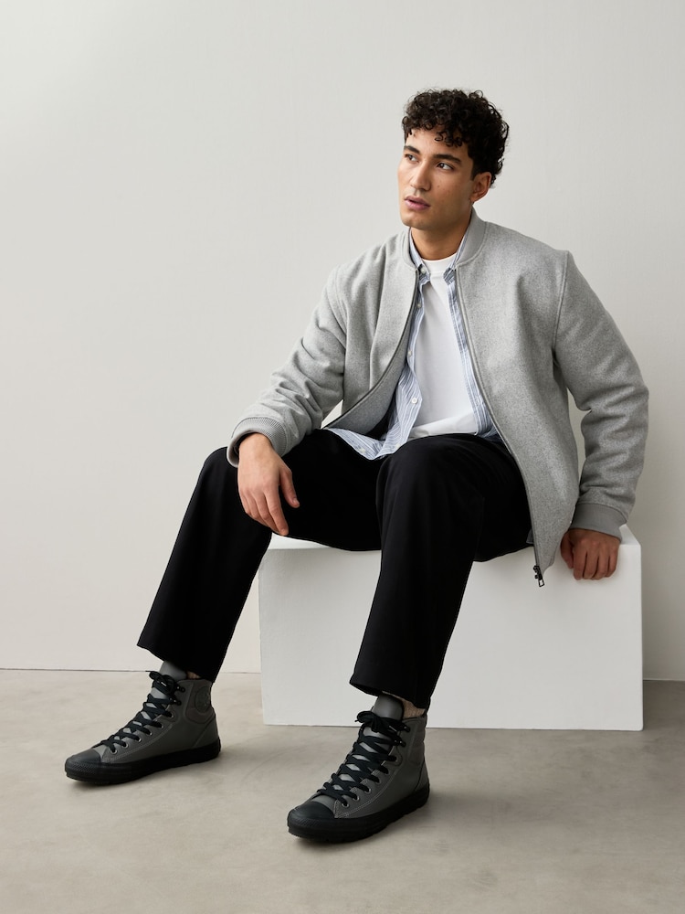 Converse Grey Chuck Taylor All Star Berkshire Boots - Image 2 of 11
