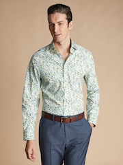 Charles Tyrwhitt Multi Slim Fit Liberty Fabric Floral Print 100% Cotton Shirt - Image 1 of 6