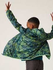 Regatta Blue Printed Lever Waterproof Shell Jacket - Image 2 of 7