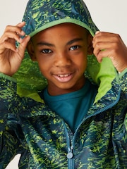 Regatta Blue Printed Lever Waterproof Shell Jacket - Image 4 of 7