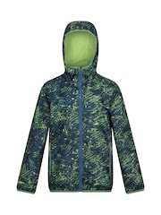 Regatta Blue Printed Lever Waterproof Shell Jacket - Image 5 of 7