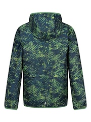 Regatta Blue Printed Lever Waterproof Shell Jacket - Image 6 of 7