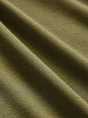 Verde - Top de manga larga con cuello vuelto de modal supersuave - Imagen 7 de 8