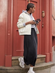 Baukjen Antonia White Bomber Jacket - Image 3 of 5