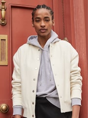 Baukjen Antonia White Bomber Jacket - Image 4 of 5