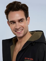 Animal Charcoal Black Mens Misty Waterproof Fleece Parka - Image 4 of 9