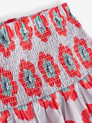 Cath Kidston Retro Floral Shirred 100% Cotton Skirt - Image 5 of 6