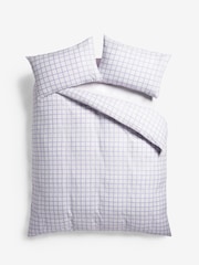 Novogratz Rosalind Check 100% Cotton Duvet Cover and Pillowcase Set - Изображение 4 из 4