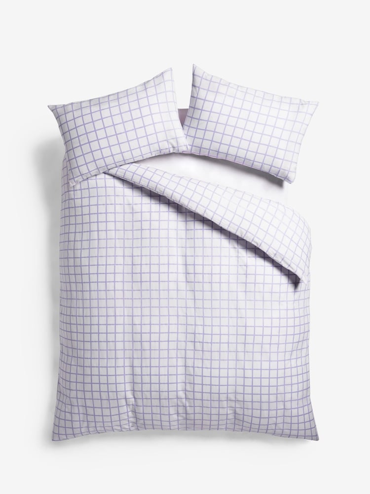 Novogratz Rosalind Check 100% Cotton Duvet Cover and Pillowcase Set - Изображение 4 из 4