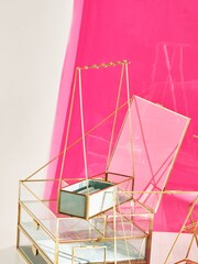 Oliver Bonas Gold Resin Jewellery Stand - Image 1 of 4