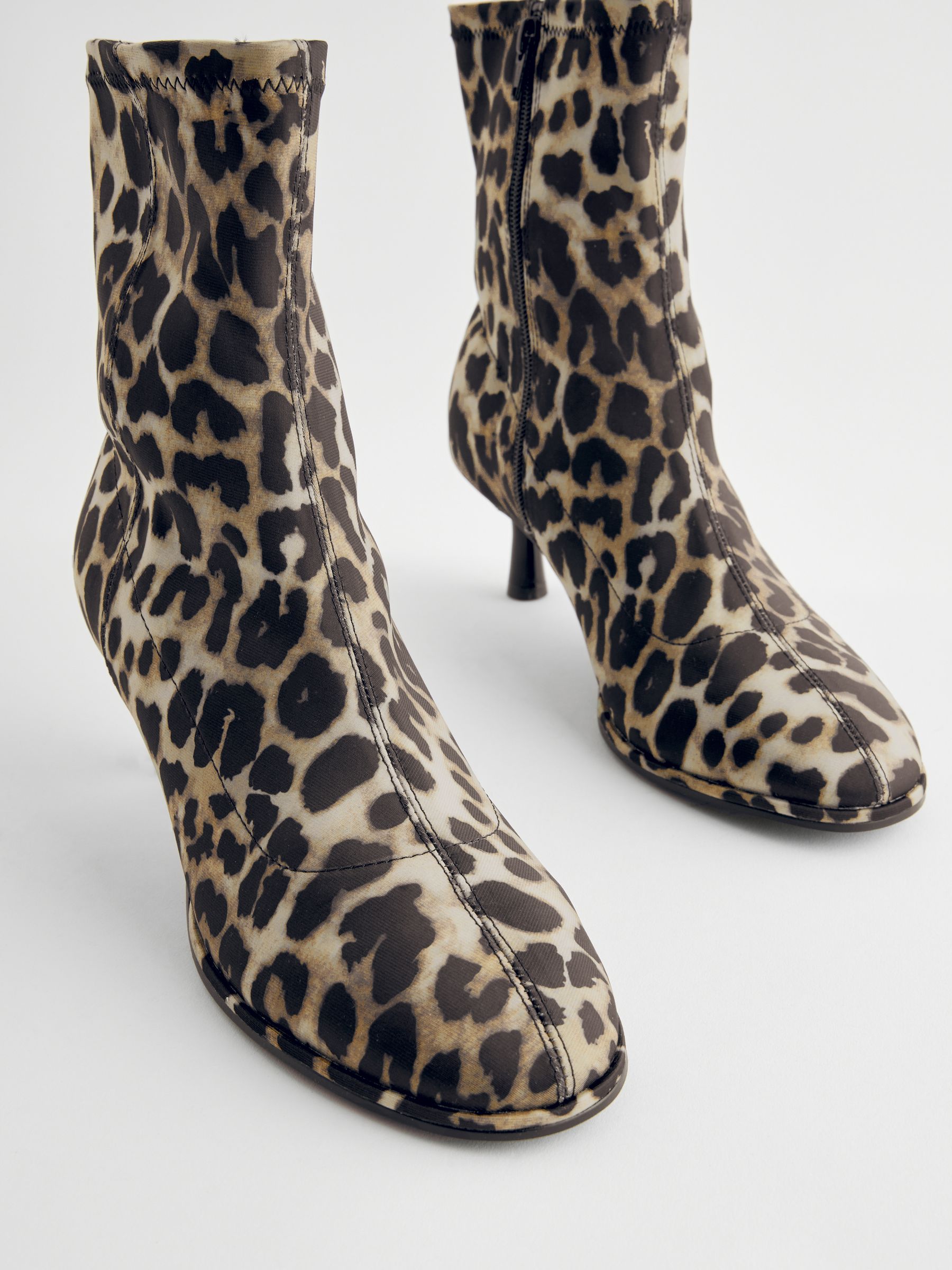 Low heel leopard ankle boots shop