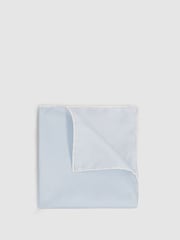 Reiss Light Blue Liam Polka Dot Silk Pocket Square - Image 1 of 5