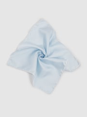 Reiss Light Blue Liam Polka Dot Silk Pocket Square - Image 3 of 5