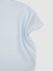 Reiss Light Blue Liam Polka Dot Silk Pocket Square - Image 4 of 5