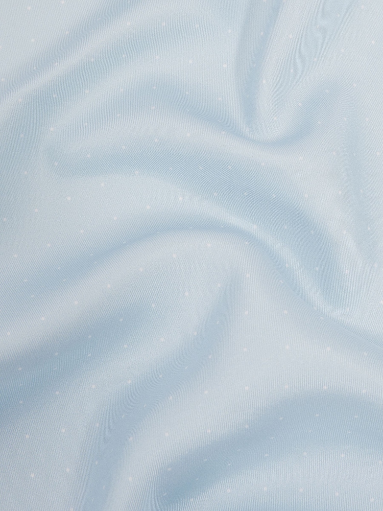 Reiss Light Blue Liam Polka Dot Silk Pocket Square - Image 5 of 5