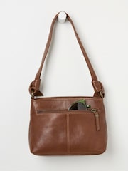 FatFace Claudia Brown Woven Shoulder Bag - Image 2 of 3