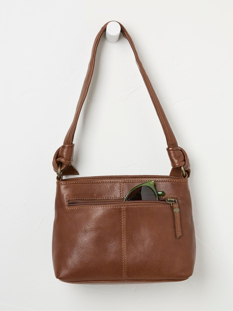 FatFace Claudia Brown Woven Shoulder Bag - Image 2 of 3