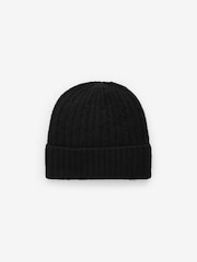 Black Cable Cable Hat, Gloves and Scarf Set (3-16yrs) - Image 3 of 5
