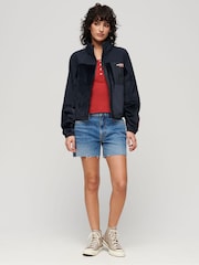 Superdry Blue Hybrid Trekker Jacket - Image 3 of 4
